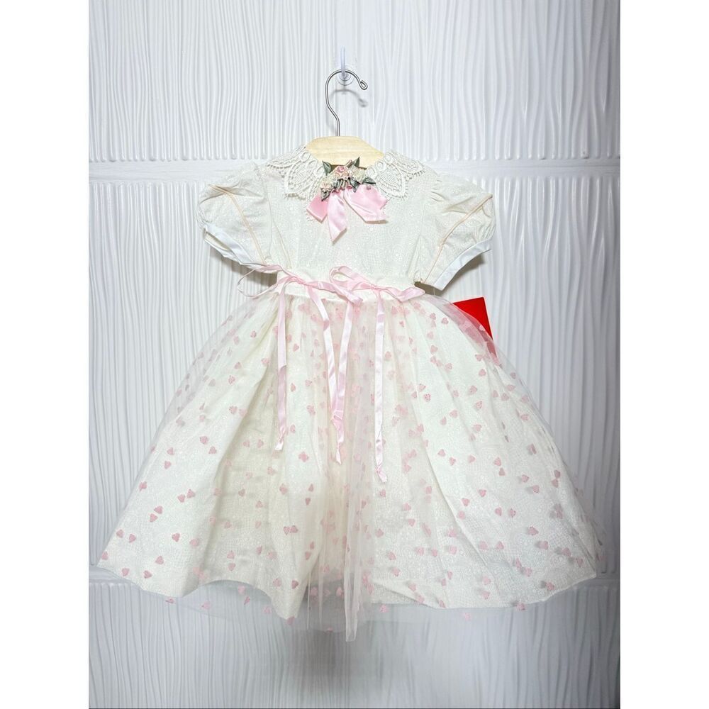 NWT Daisy Kingdom Vintage Girls Dress -2T- DEADSTOCK Collectors - made in USA